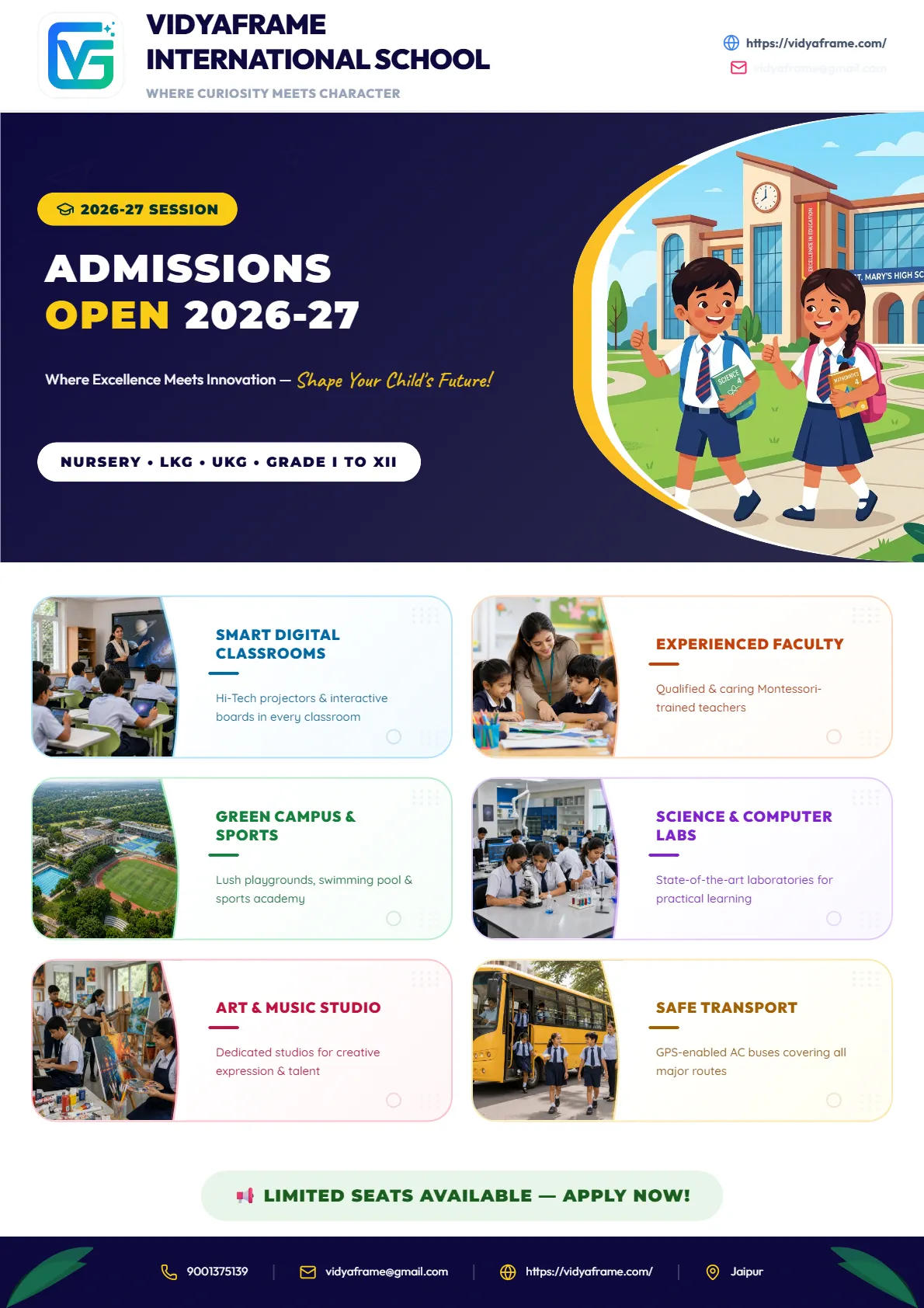 Admission Open Poster Banner